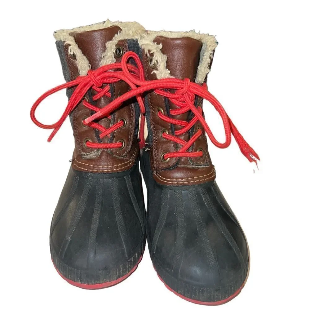 Gap cozy youth duck rain & snow‎ boot with Thinsulate size 12 gorpcore